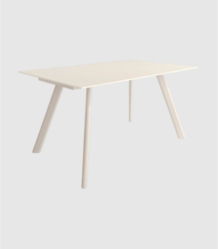 Oman extendable table ivory sand small