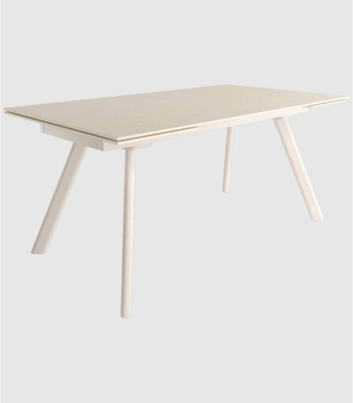 Tasman uitschuifbare tafel, ivoorkleurig zand