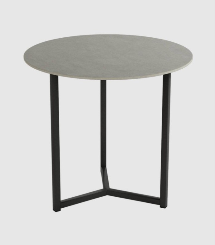 Small black Balearic table from Portland