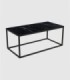 Mesa Balear rectangular negro marquina
