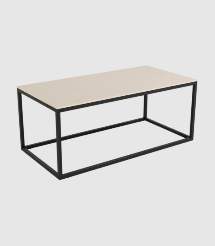 Rechthoekige tafel van Balear, zwart zand