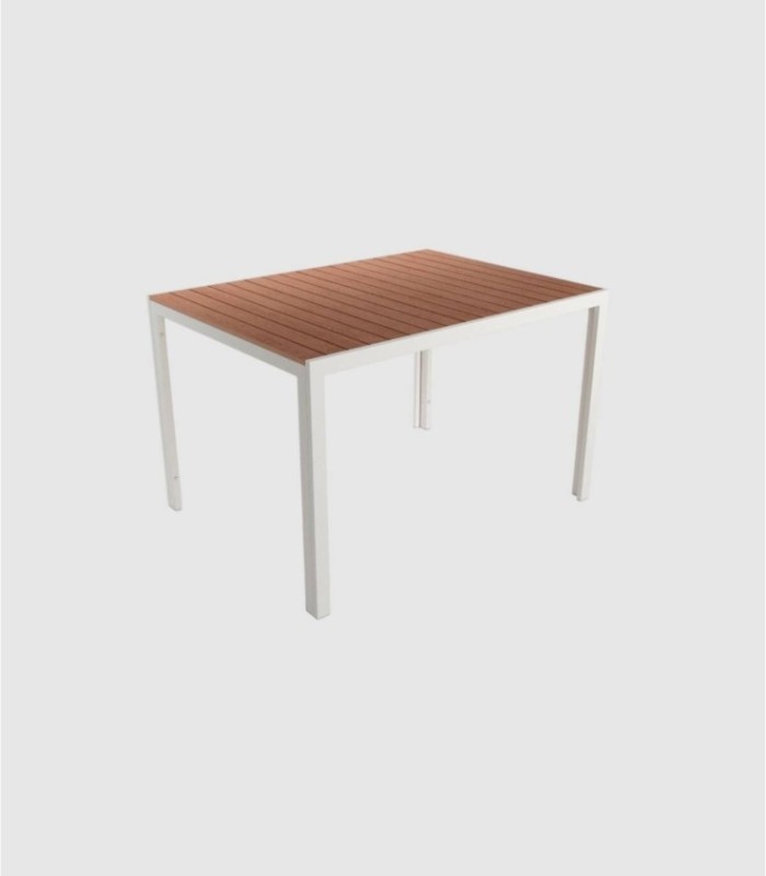 Marea white square table