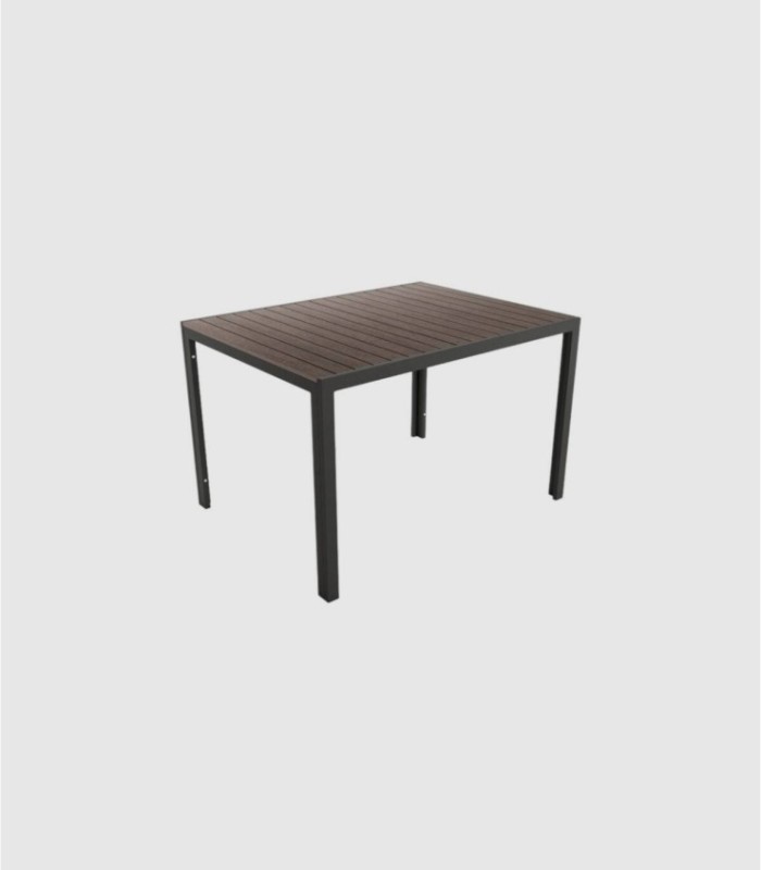 Marea square table graphite