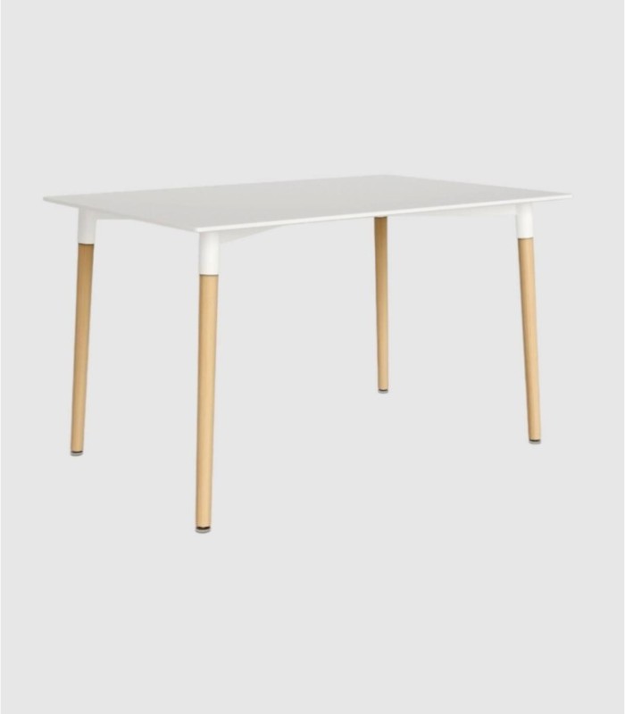 Caribbean white small rectangular table
