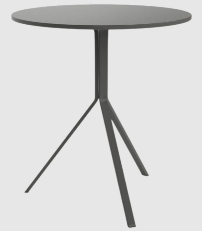 Ionic graphite round table
