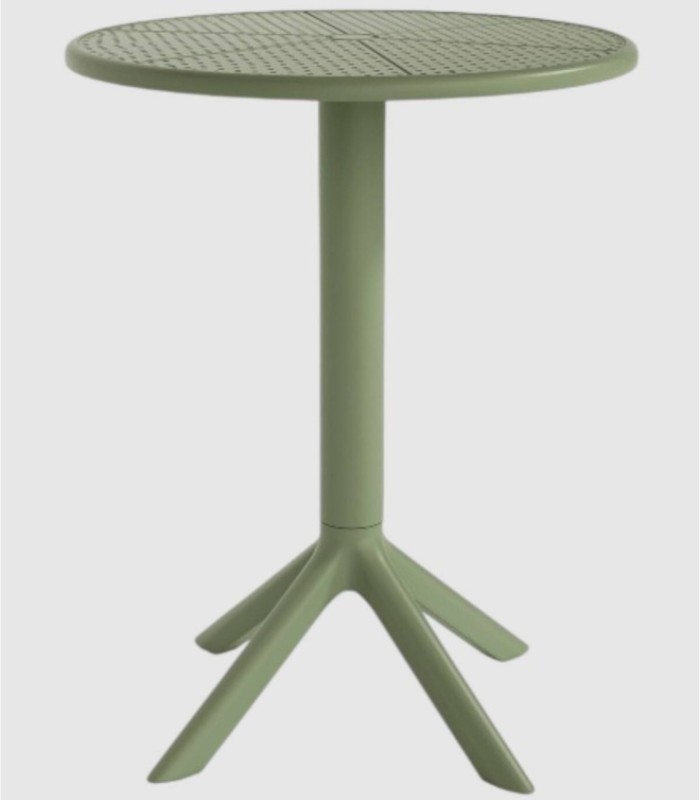 Ronde tafel Cacaogroen krijt