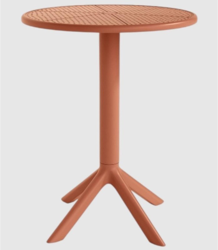 Round table Cocoa tile