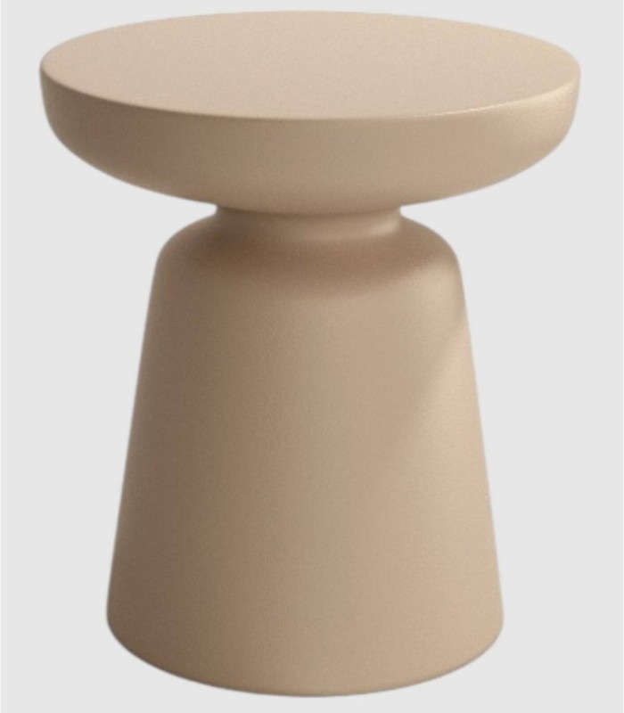 Borneo round coffee table sand