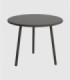 Mesa de centro redonda Samoa grafito pequeña