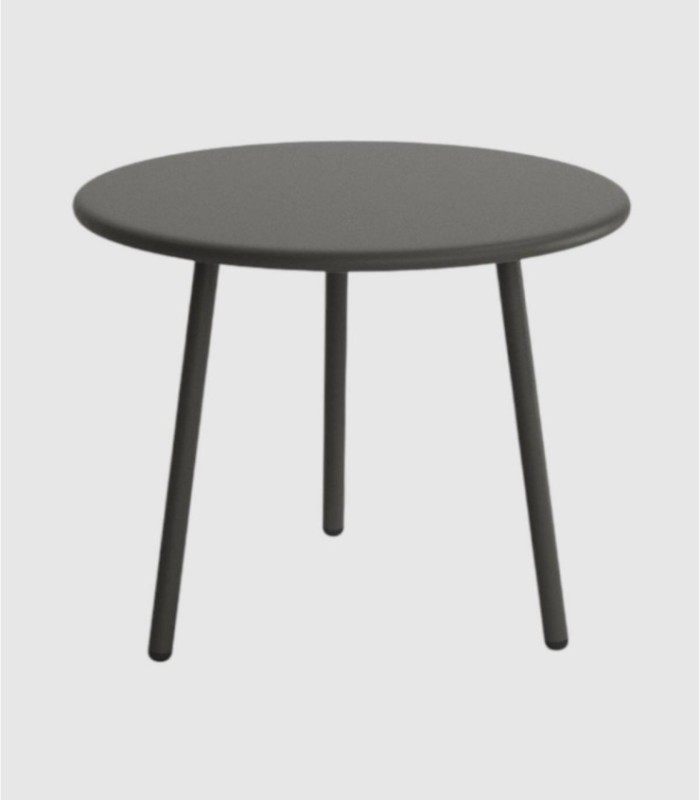 Samoa round coffee table graphite small