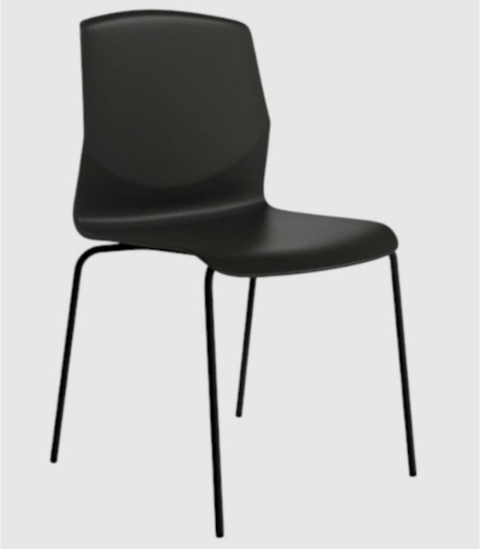 Pack of 4 black Bristol chairs