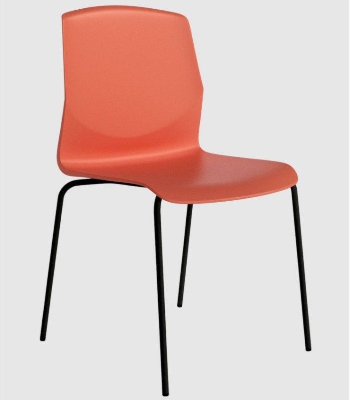 Set van 4 Bristol Coral stoelen