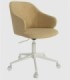 Silla escritorio elevable Zurich mostaza