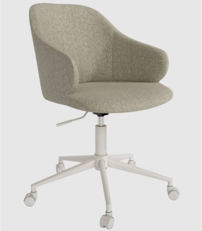 Zurich height-adjustable desk chair, brown
