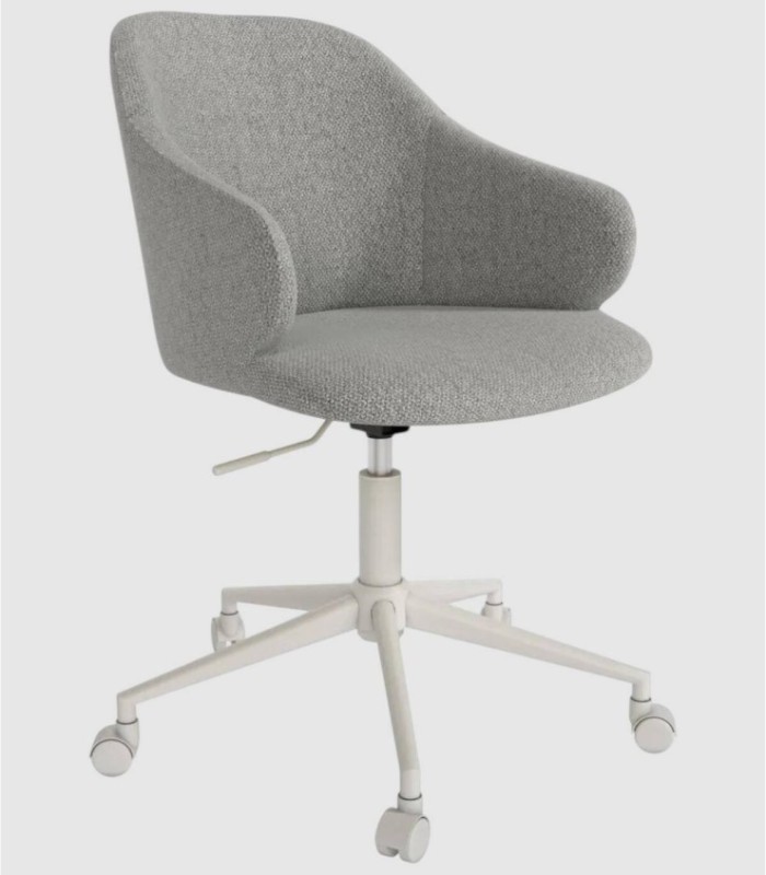 Zurich height-adjustable desk chair, grey