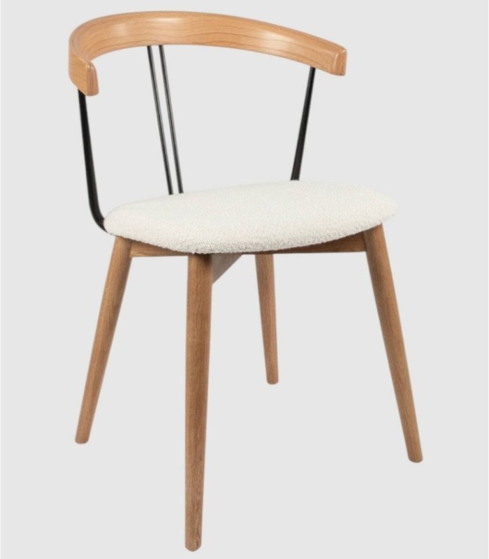 Pack of 2 Zion lamb chairs