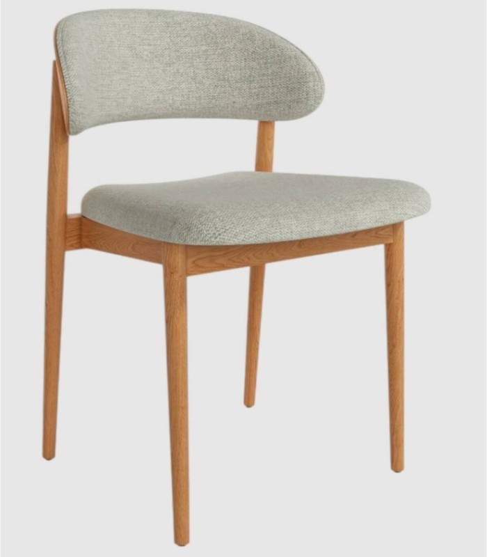 Pack of 2 Ariel chairs, grey oak