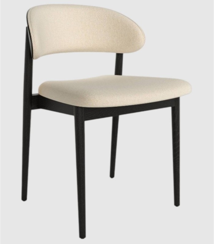 Set van 2 Ariel zwarte parelmoer stoelen