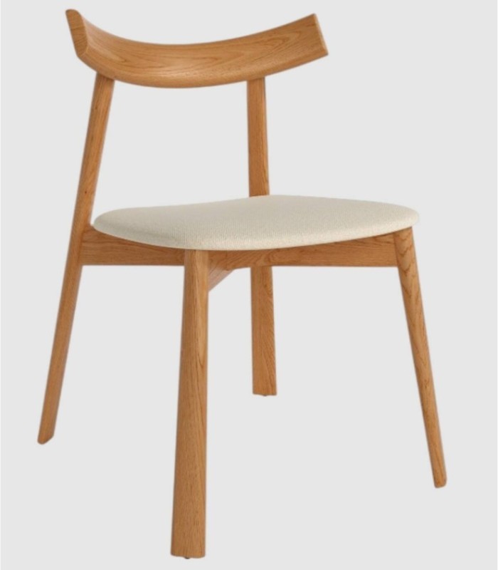 Pack of 2 Ovis chairs in mother-of-pearl oak