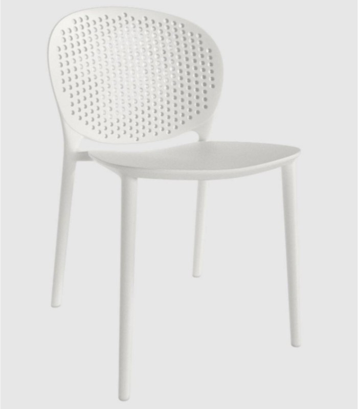 Set van 4 witte stoelen Bogotá