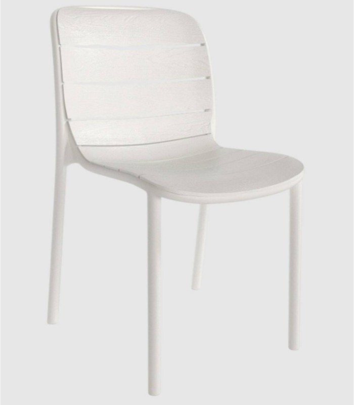 Pack of 4 Tulum white chairs