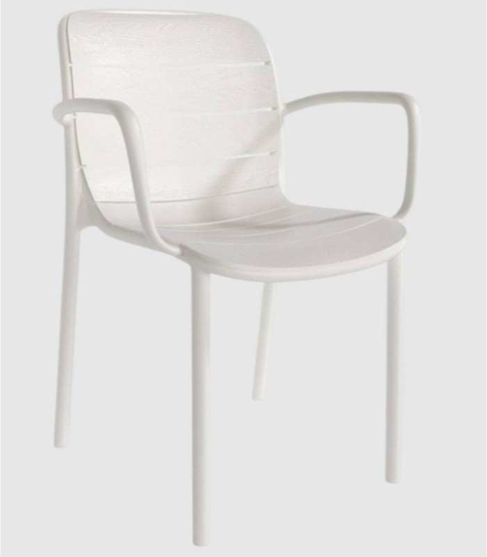 Pack of 4 Cancun white chairs