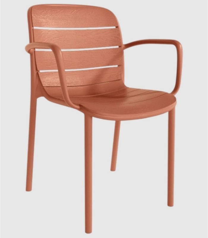 Set van 4 stoelen met Cancun-tegelmotief