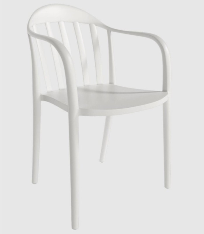 Pack 4 sillas Malibú blanco