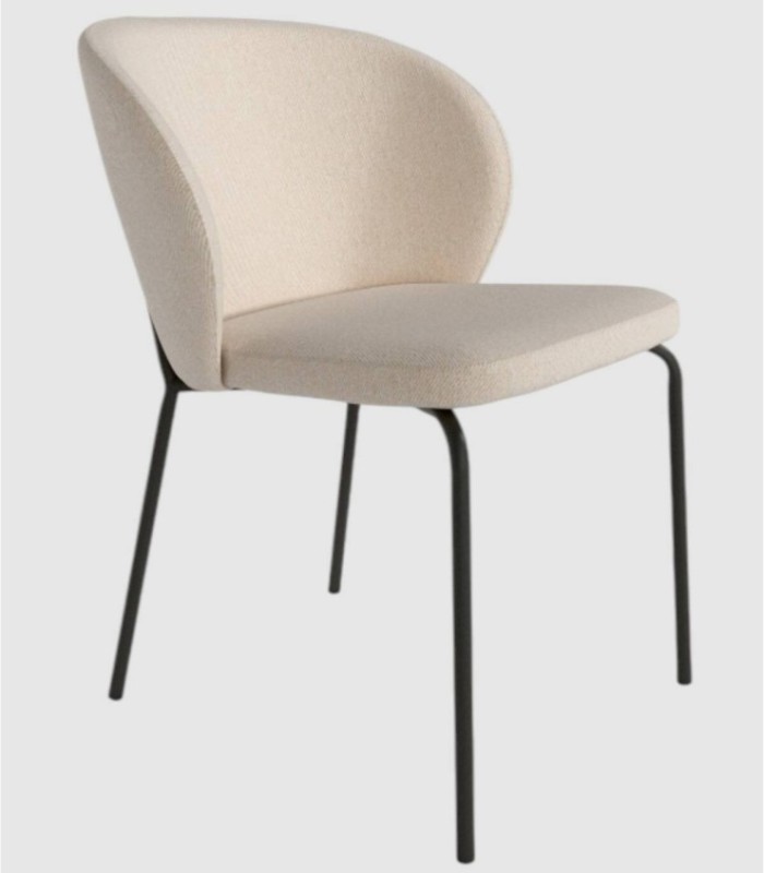 Silla tapizada nacar Bergen