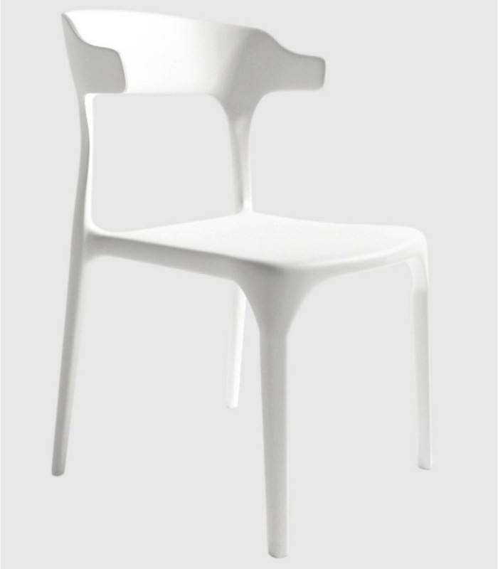 Set 4 sillas blanco Pisa