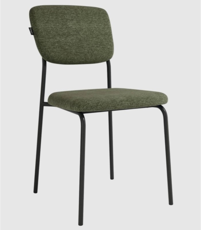 Set van 4 Kobe groene stoelen