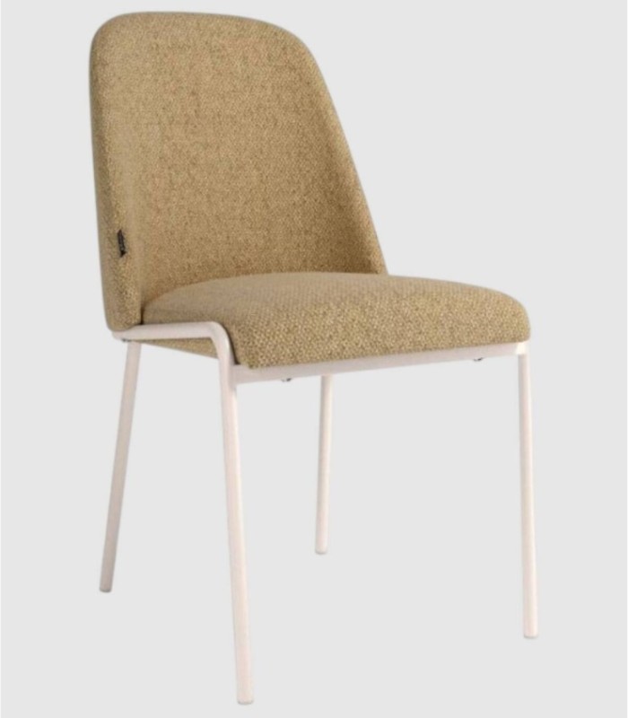 Calgary set van 4 mosterdkleurige stoelen
