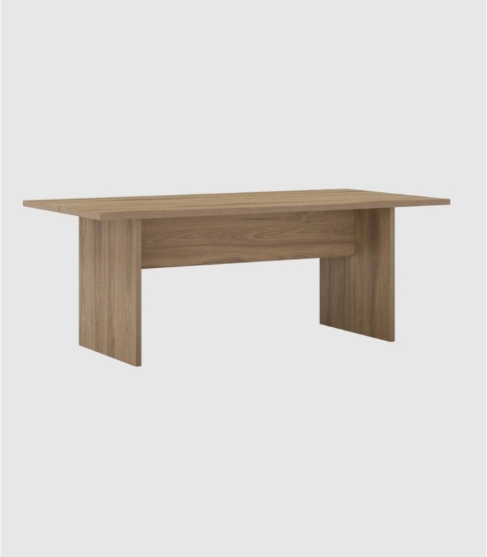Savone grote vierkante eikenhouten tafel