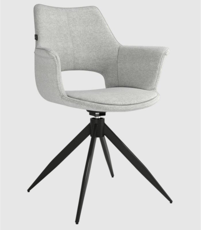 Toronto light grey upholstered chair