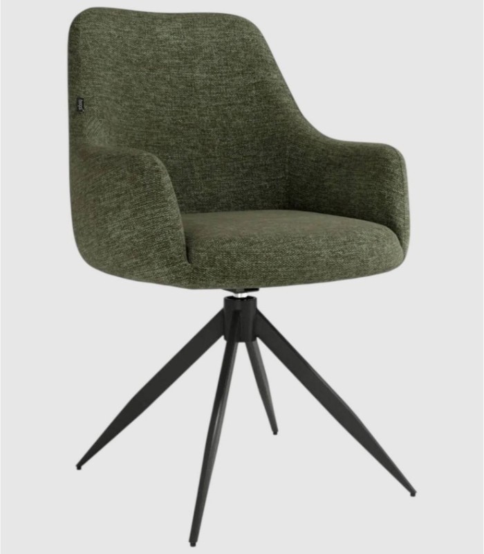 Montreal green upholstered chair