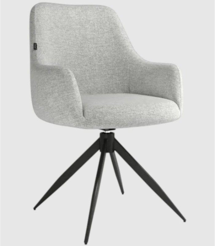 Montreal Light Gray Upholstered Chair