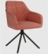 Silla tapizada salmón Palermo