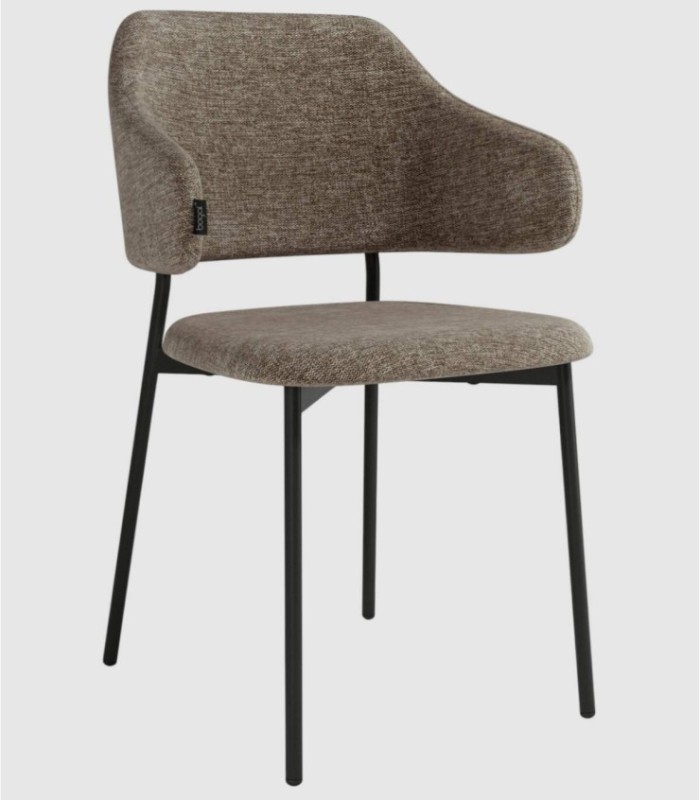 Set of 4 Ghent brown chairs