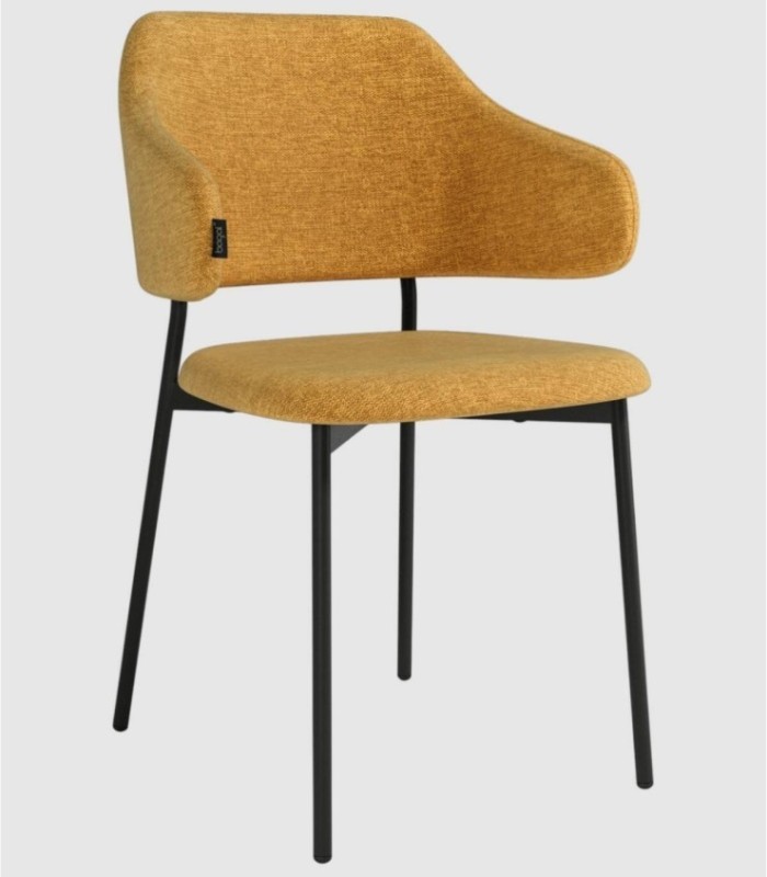 Set of 4 Ghent mustard chairs