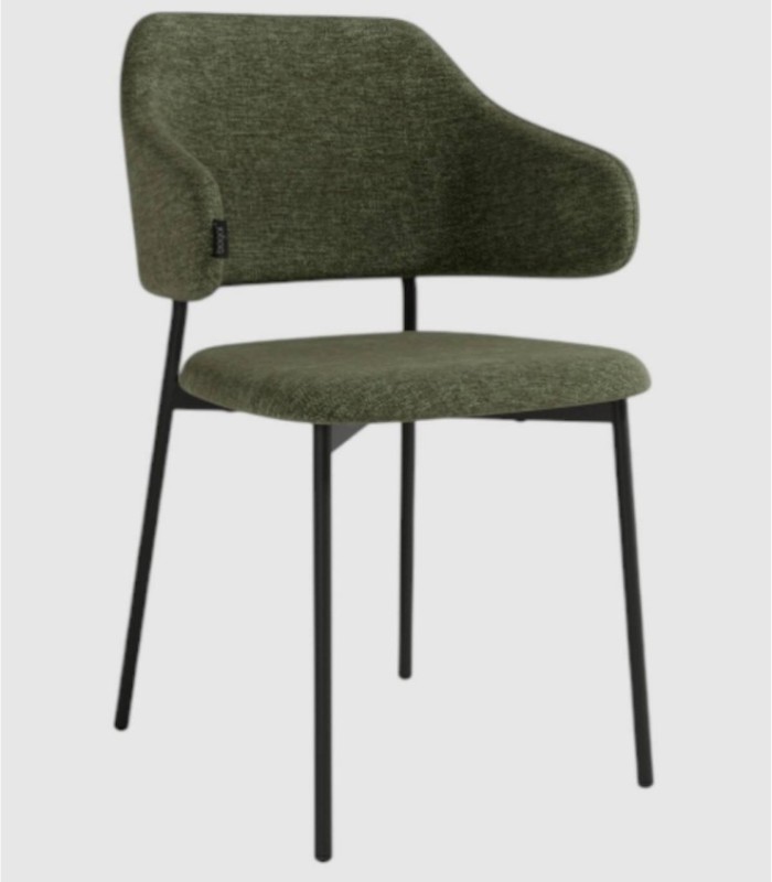 Set van 4 Gentse groene stoelen