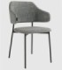 Set 4 sillas gris Gante