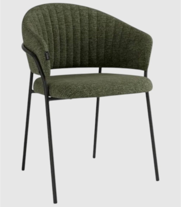 Set of 2 Kyoto green chairs