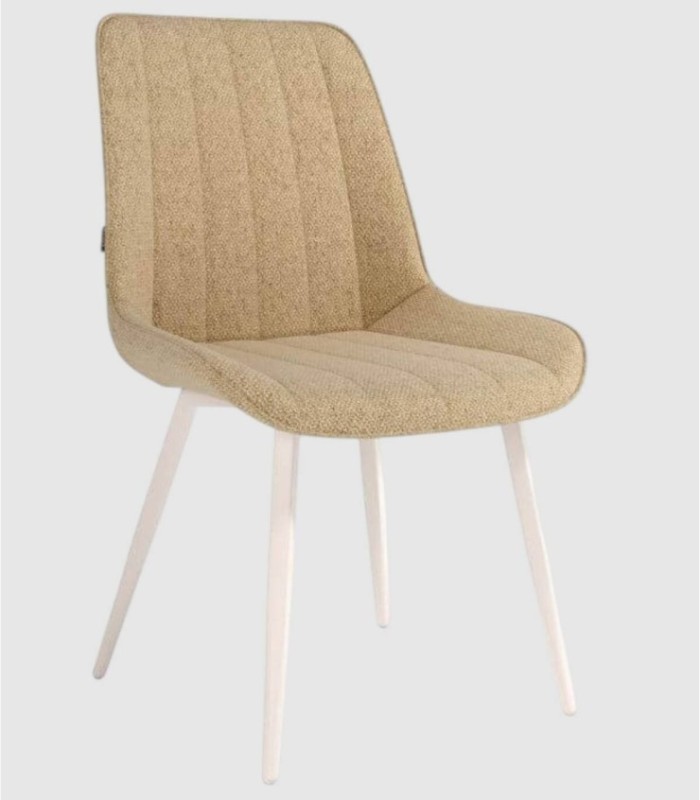 Helsinki set van 2 mosterdkleurige stoelen