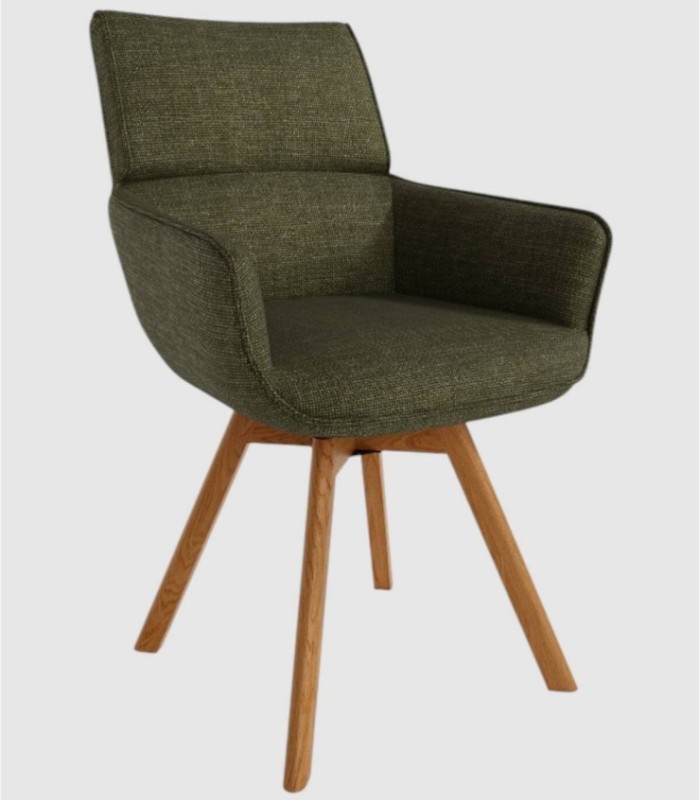 Set van 2 Liverpool groene stoelen