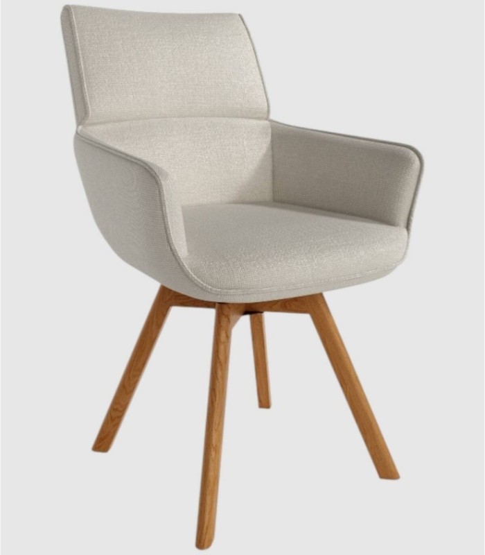Set van 2 Liverpool parelmoer stoelen