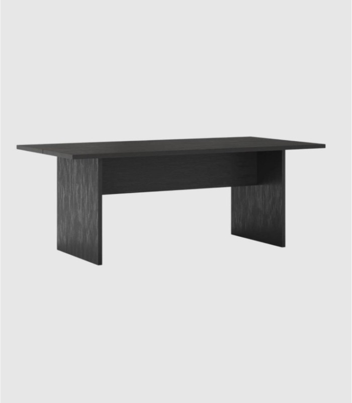 Grote zwarte Savone vierkante tafel
