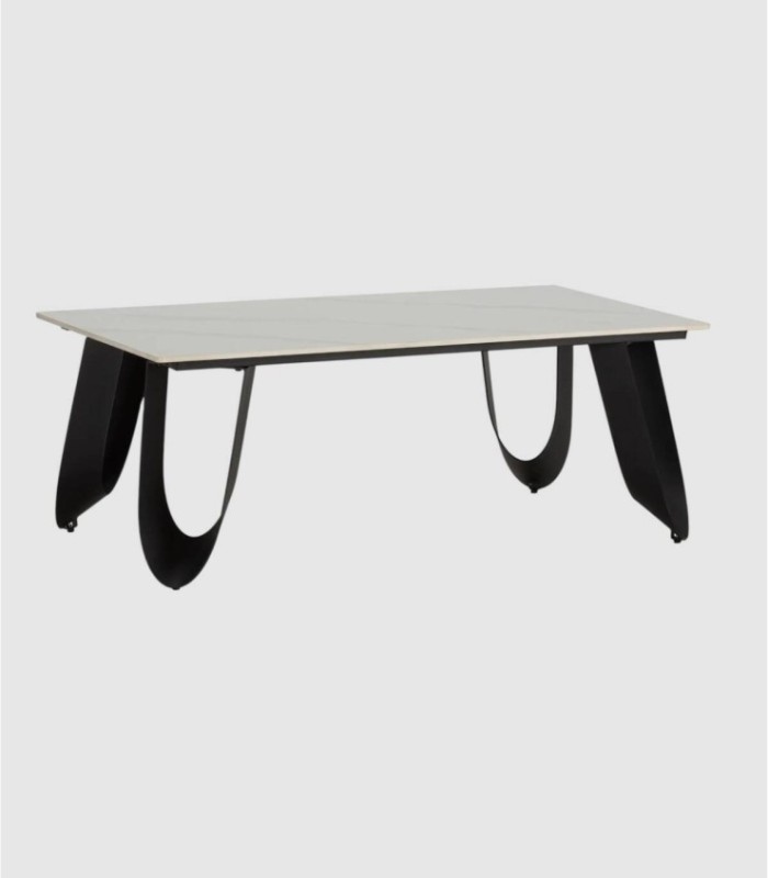 Tinay ceramic rectangular coffee table
