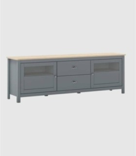 Mueble TV 2 puerta y 2 cajones Nampas verde
