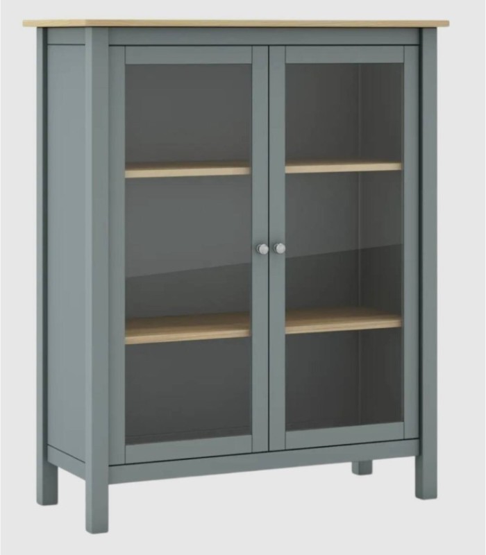 Vitrina 2 puertas Nampas verde