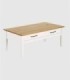 Mesa de centro 1 cajón Dangal blanco